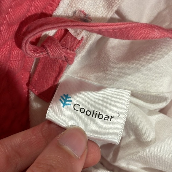 Coolibar Kids Chinstrap Red UPF Hat - Picture 2 of 7